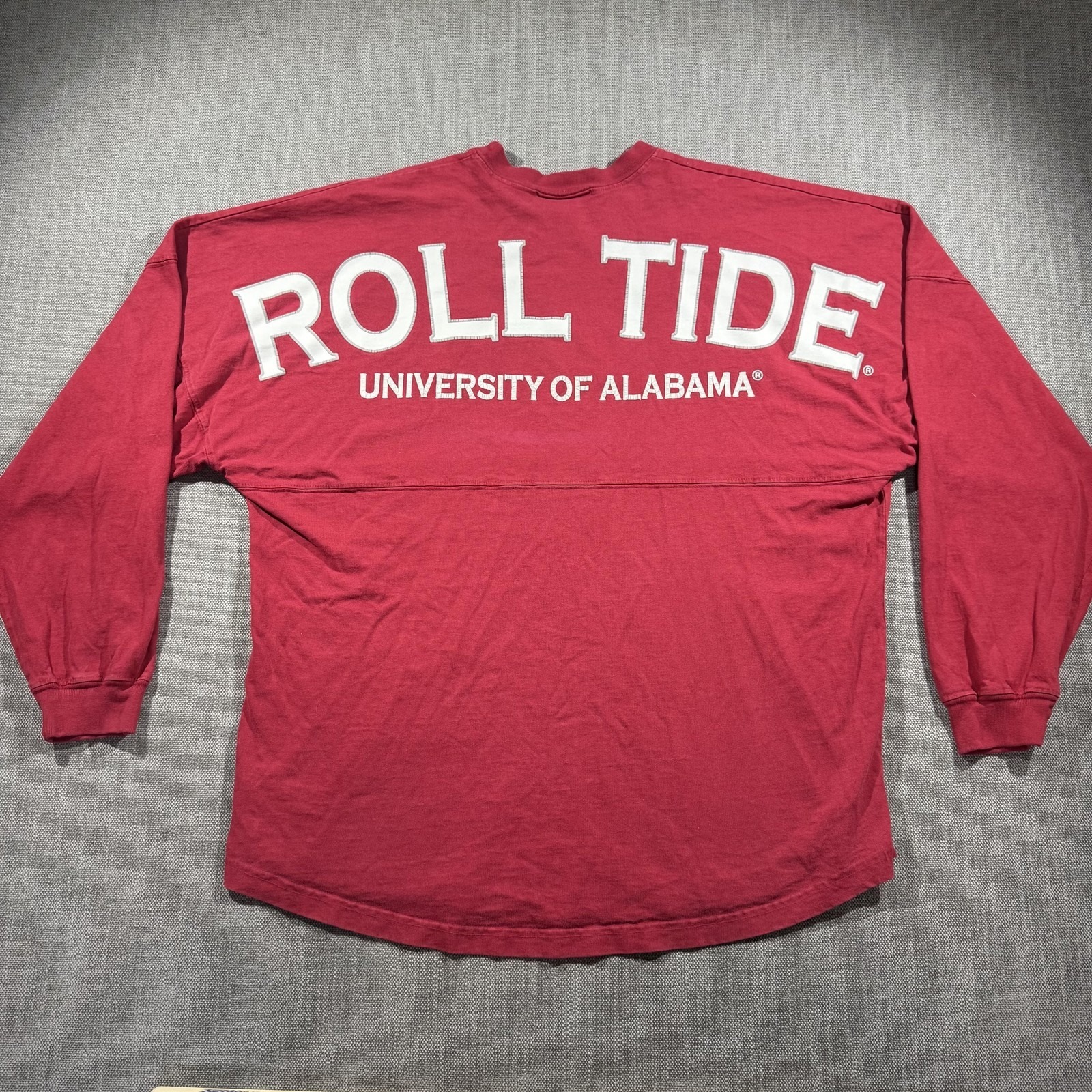 Alabama Crimson Tide Shirt Womens Large Ncaa Football Spirit Jersey Roll Tide